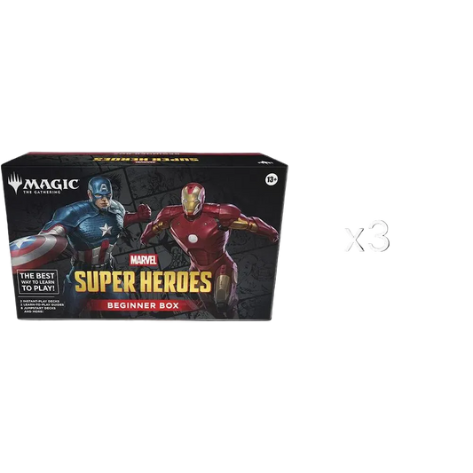 Marvel Super Heroes Beginner Box Sealed Case ( 3 Beginner Boxes )